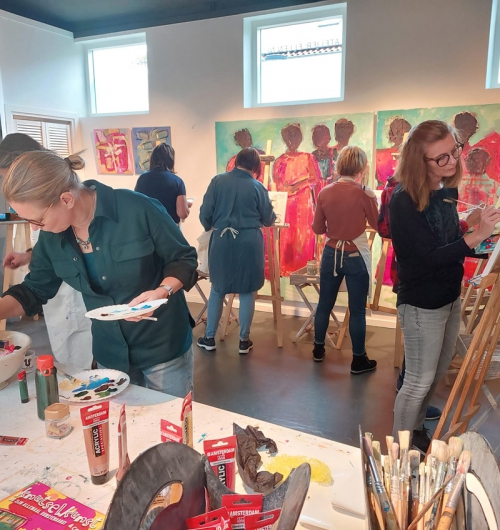 Schilderlessen en Den Haag, Wassenaar